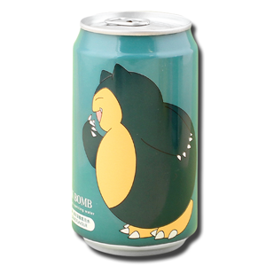 Ocean Bomb Pokemon Snorlax Grape Sparkling Water 350ml