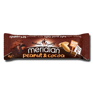 Meridian Gluten Free Peanut & Cocoa (6g) Protein Bar 40g