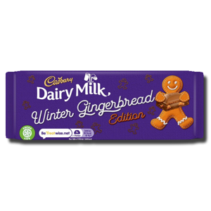 Cadbury Dairy Milk Winter Gingerbread 120g Cadbury Dairy Milk Winter Gingerbread 120g