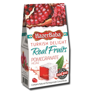 Hazerbaba Turkish Delight Pomegranate 100g