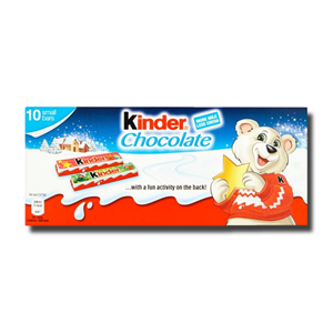 Kinder Chocolate Milk Chocolate Bars 10's 12.5g