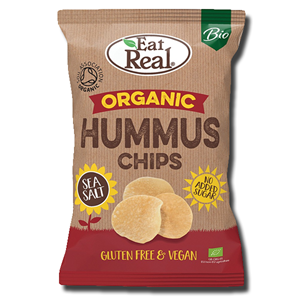 Eat Real Organic Hummus Chips Sea Salt 100g