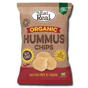 Eat Real Organic Hummus Chips Sea Salt 100g Eat Real Organic Hummus Chips Sea Salt 100g