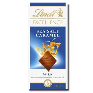 Lindt Milk Chocolate Sea Salt Caramel 100g