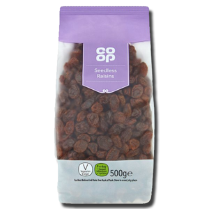 Coop Seedless Raisins 500g Coop Seedless Raisins 500g