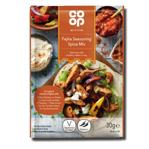 Coop Mexican Fajita Seasoning Spice Mix 30g