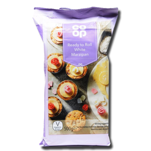 Coop Ready to Roll White Marzipan 500g Coop Ready to Roll White Marzipan 500g