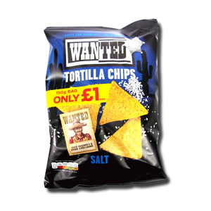 Wanted Tortilla Chips with Salt 150g Wanted Tortilla Chips with Salt 150g