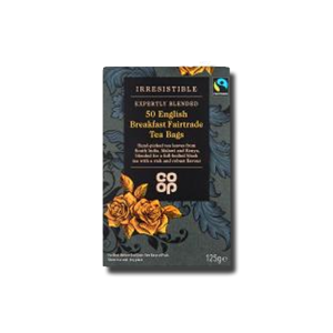 Coop English Breakfast Fairtrade Tea 50's Coop English Breakfast Fairtrade Tea 50's