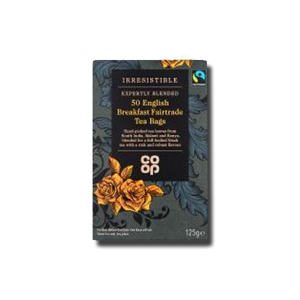 Coop English Breakfast Fairtrade Tea 50's