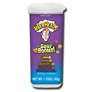 Warheads Sour Booms 49g Warheads Sour Booms 49g