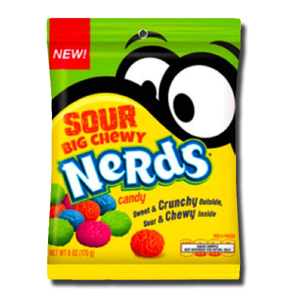 Wonka Nerds Sour Big Chewy Bag 170g