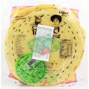 Lijjat Papar Jeera Cominhos 200g