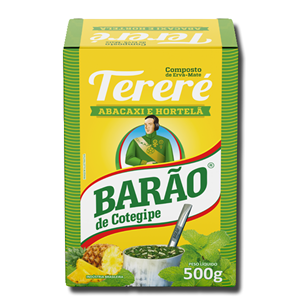 Barão Tereré Erva Mate Abacaxi e Hortelã 500g