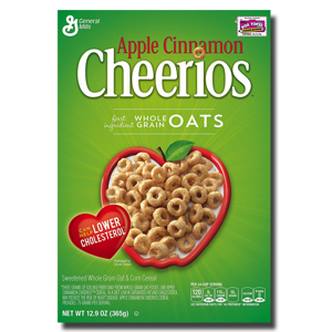 General Mills Cheerios Apple Cinnamon Whole Grain Oats 311g