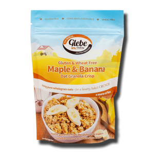 Glebe Farm Gluten Free Maple & Banana Oat Granola 325g Glebe Farm Gluten Free Maple & Banana Oat Granola 325g