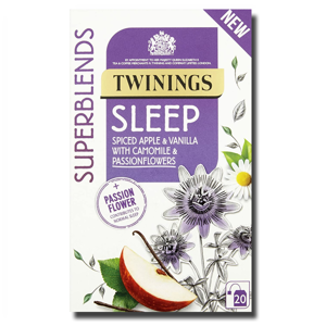 Twinings Sleep Spiced Apple Vanilla Camomile Passionflowers 20's 30g Twinings Sleep Spiced Apple Vanilla Camomile Passionflowers 20's 30g