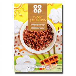Coop Choco Rice Crispies 550g