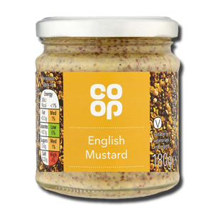 Coop Wholegrain Mustard 180g Coop Wholegrain Mustard 180g