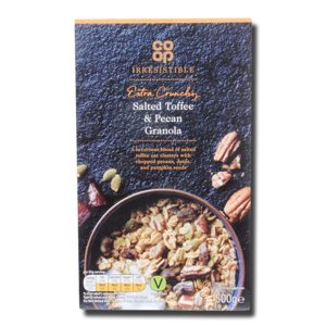 Coop Salted Toffee & Pecan Granola 500g