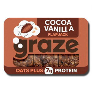 Graze Cocoa & Vanilla Protein Flapjack 53g