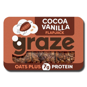 Graze Cocoa & Vanilla Protein Flapjack 53g