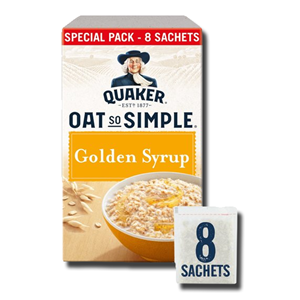 Quaker Oats So Simple Golden Syrup 8 Sachets 288g