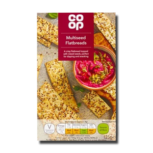 Coop Multiseed Flatbreads 125g Coop Multiseed Flatbreads 125g