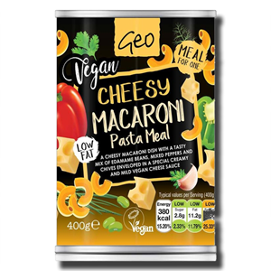 Geo Vegan Cheesy Macaroni 400g