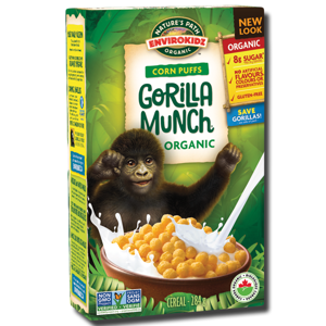 Nature's Path Gorilla Munch Corn Puffs 300g Nature's Path Gorilla Munch Corn Puffs 300g