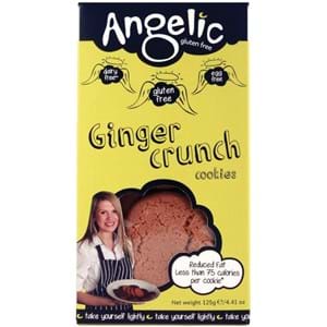 Angelic Ginger Crunch Cookies Gluten Free 125g