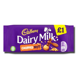 Cadbury Dairy Milk Chopped Nut 95g Cadbury Dairy Milk Chopped Nut 95g