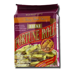 Thong Tham Fortune Roll Coconut 16 a 20 unidades 100g Thong Tham Fortune Roll Coconut 16 a 20 unidades 100g