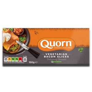 Quorn Smoky Bacon Style Slices 150g Quorn Smoky Bacon Style Slices 150g