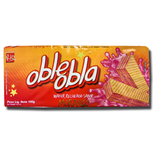 Rio Wafer Recheado Morango 100g Rio Wafer Recheado Morango 100g