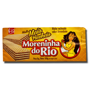 Rio Wafer Recheado Moreninha do Rio Amendoim 100g Rio Wafer Recheado Moreninha do Rio Amendoim 100g
