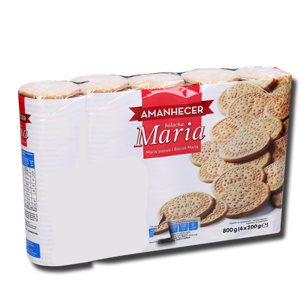 Amanhecer Bolacha Maria 5x200g Amanhecer Bolacha Maria 5x200g