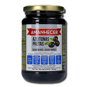 Amanhecer Azeitona Preta Inteira 350g