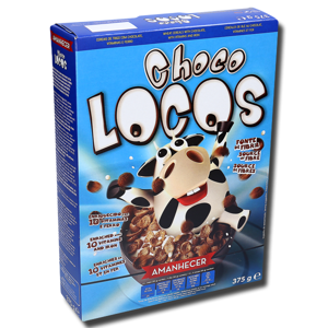 Amanhecer Choco Locos Cereais de Trigo com Chocolate 375g Amanhecer Choco Locos Cereais de Trigo com Chocolate 375g