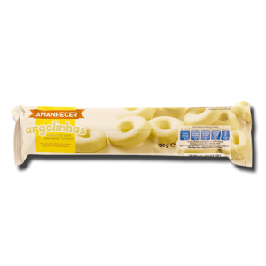 Amanhecer Argolinhas Chocolate Branco 150g Amanhecer Argolinhas Chocolate Branco 150g