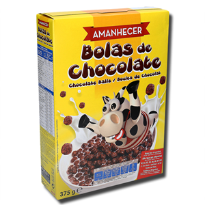 Amanhecer Cereais Bolas de Chocolate 375g