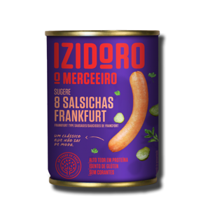 Izidoro Salsichas Frankfurt 8 350g