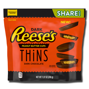 Reese's Peanut Butter Cups Thins Dark chocolate 208g
