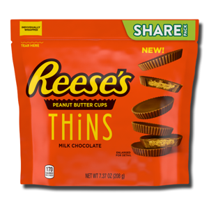 Reese's Peanut Butter Chocolate Cups Thins 208g Reese's Peanut Butter Chocolate Cups Thins 208g