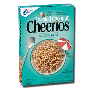 General Mills Cheerios Toasted Coconut Grain Oats 306g