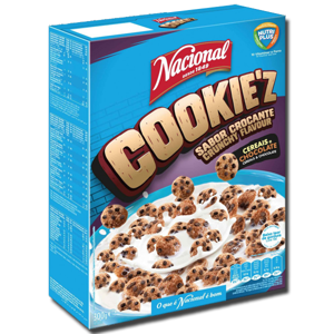 Nacional Cookie'z Cereais e Chocolate 300g Nacional Cookie'z Cereais e Chocolate 300g