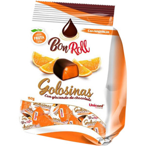 Uniconf Bon roll Choconolas Laranja 80g Uniconf Bon roll Choconolas Laranja 80g