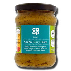 Coop Thai Green Curry Paste 220g Coop Thai Green Curry Paste 220g