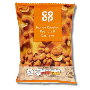 Coop Honey Roasted Peanuts & Cashews 200g [26/02/2022]