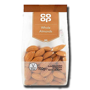 Coop Whole Almonds 100g Coop Whole Almonds 100g